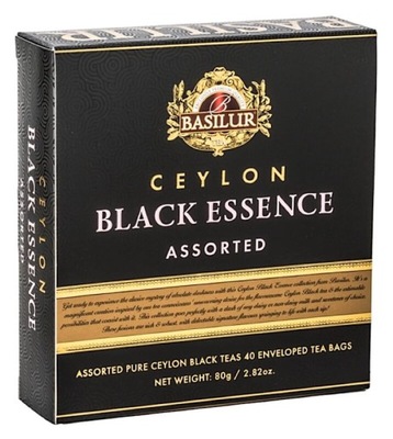 Herbata Basilur Black Essence Assorted 40x2g