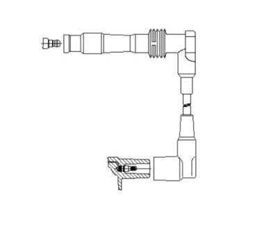 Шланг запалювання bremi 181/30 фото №1