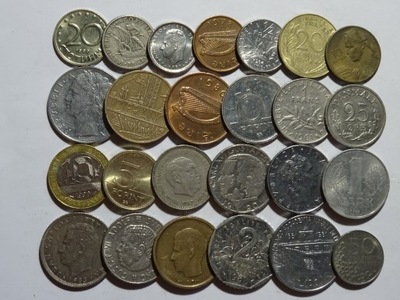 Europa 25 monet ciekawy mix -120
