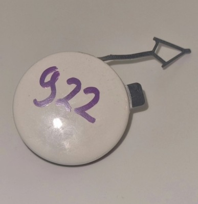 Заглушка фаркоп бампера перед vw caddy 20- фото №1