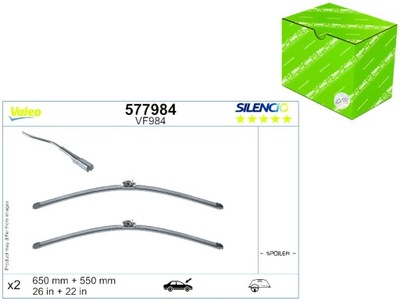 SVIRTIS VALYTUVAI 2SZT. SILENCIO XTRM 650 550MM MERCEDES GLE C167 GLE 