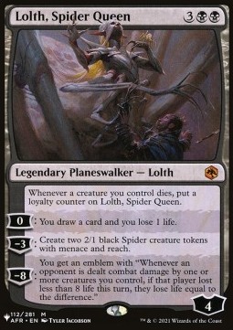 Lolth, Spider Queen - planeswalker @@@@