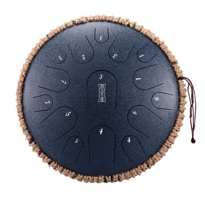 Tongue drum 15 ton 14" premium Hluru TB15-14-NavyBlue