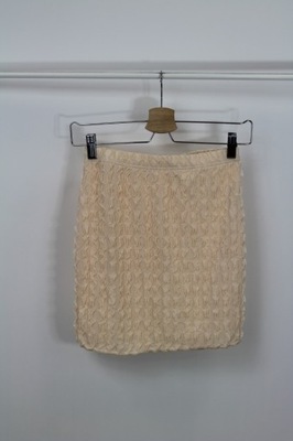 SPÓDNICZKA MINI ZDOBIONA ROZM S 849