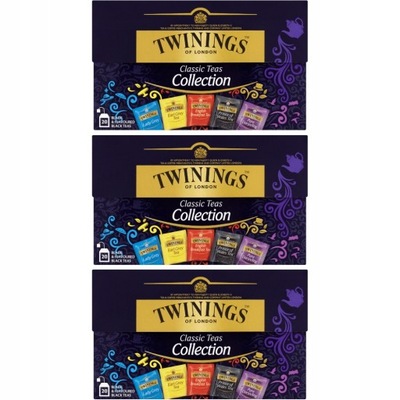 Twinings Kolekcja herbat ekspresowa zestaw 60 szt