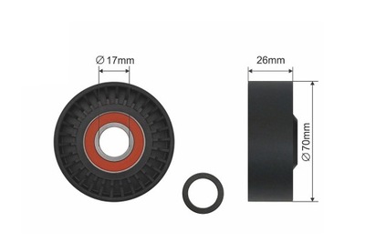 NTY ROLL NAPINACZA, BELT WEDGE RNK-DW-014  