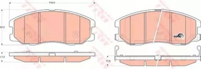 КОЛОДКИ ТОРМОЗНОЙ OPEL ANTARA 06- ПЕРЕД