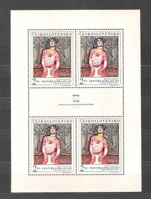 Czechosłowacja 1968r., ark. zn. 1796**.