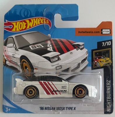 HOT WHEELS 96 NISSAN 180SX TYPE X