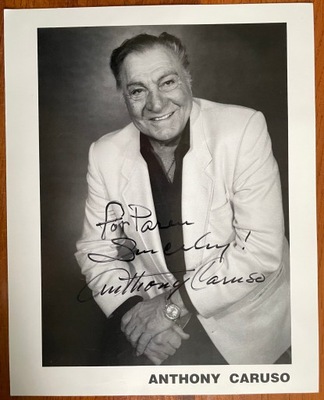 Anthony Caruso Aktor. Zdjęcie z autografem 20x25