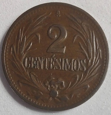 1579c - Urugwaj 2 centésimos, 1948