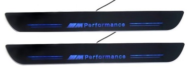 Накладки накладки порогові led підсвітка bmw фото №1