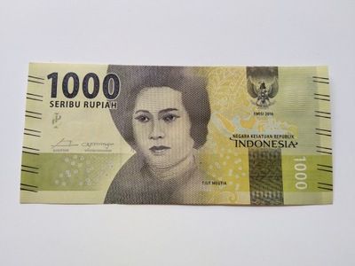 INDONEZJA 1000 RUPIAH 2017 P154 (7525)