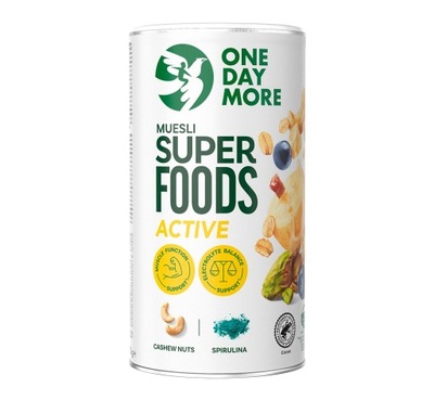 OneDayMore Musli Superfoods ACTIVE ze spiruliną