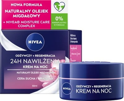 Krem do twarzy nawilżający NIVEA na noc 50ml