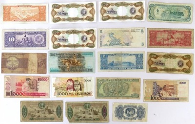 Lot 19 szt. Ameryka Południowa: Brazylia, Argentyna, Wenezuela, Kuba ...