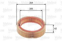 Valeo 585607 фильтр воздуха фото №1