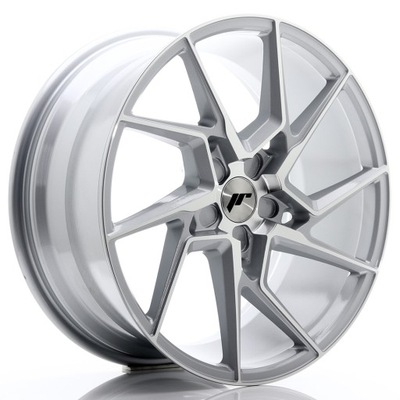 JR Wheels JR33 20x9 ET20-48 5H BLANK Silver Machined Face 