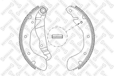 КОЛОДКИ ТОРМОЗНЫЕ OPEL ASTRA F 1.6 I 16V 94-98