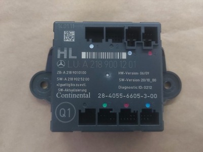 MODULE CONTROL UNIT DOOR LEFT REAR REAR MERCEDES CLS W218 A2189001201  