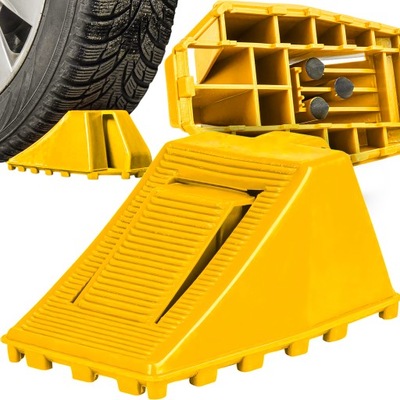 KLIN POD KOŁO KOŁA SAMOCHODOWE Z HAMULCEM BLOKADA AUTA ZABEZPIECZAJĄCY