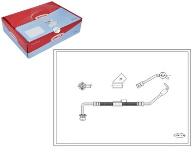 CABLE DE FRENADO FLEXIBLES FORD CORTECO  