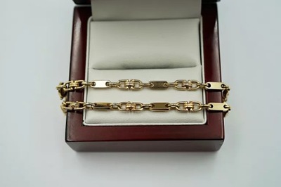 ZŁOTA BRANSOLETKA 585 8,79G 21CM