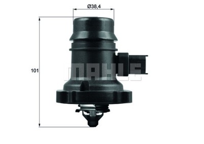 MAHLE ORIGINAL TM 37 80 TERMOSTAT, ZRODEK CHLODZAC  