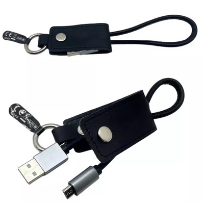 BRELOCZEK KABEL MICRO USB CZARNY