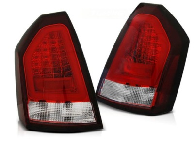 Лампи світлодіодний chrysler 300c 04-08r red white led фото №1