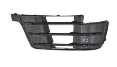 Решітка радіатора бампера ліва s-line audi q7 15-19 фото №1