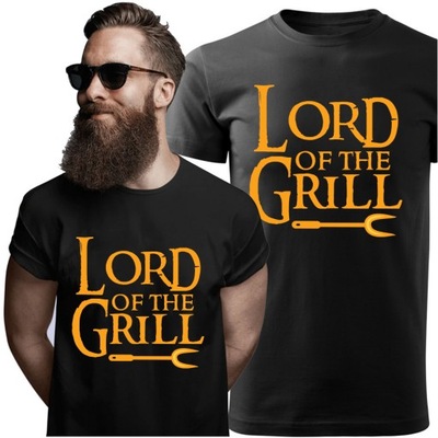 KOSZULKA MĘSKA MASTER LORD OF THE GRILL S Y7