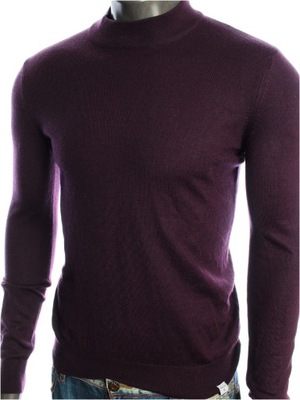 SHORE LEAVE Sweter sweterek męski wełniany 51% wool r. S