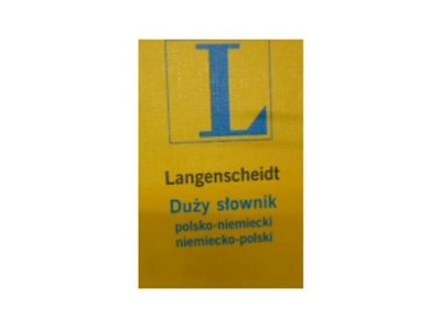 Duży słownik polsko-niemiecki, niemiecko-polski