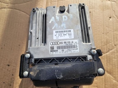 КОМПЬЮТЕР БЛОК УПРАВЛЕНИЯ ДВИГАТЕЛЯ AUDI A4 B7 1.9 TDI 03G906016JA 0281012723