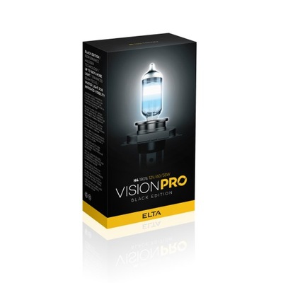 ŻARÓWKI ELTA VISION PRO BLACK H4 12V 60/55W +180%