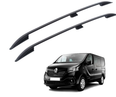 Renault trafic 2001 - 2014 short l1 рейлинги багажник mocne фото №1