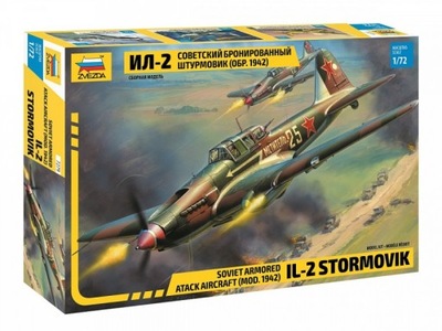 IŁ-2 Il-2 Stormovik mod. 1942 Zvezda 7279 skala 1/72