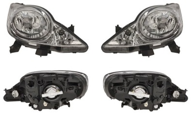 Фара лампа peugeot 107 05-12 l+p tyc фото №1