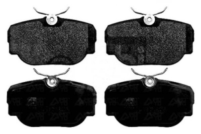 Febi bilstein 16353 набор тормозных колодок тормозных, тормоза дисковые фото №1