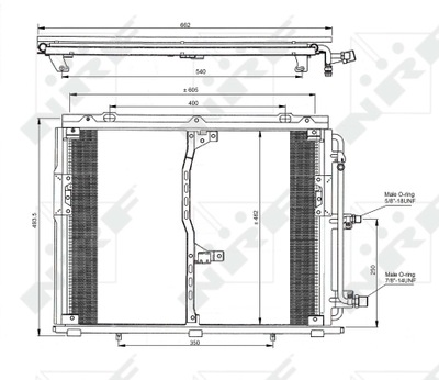 РАДИАТОР КОНДИЦИОНЕРА - КОНДЕНСАТОР EASY FIT 35229