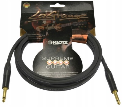 KLOTZ Kabel gitarowy JACK 6,3mm gitara LAGRANGE 3m