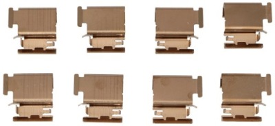 Набір монтажний гальмівних колодок alfa romeo mito 08- перед фото №1