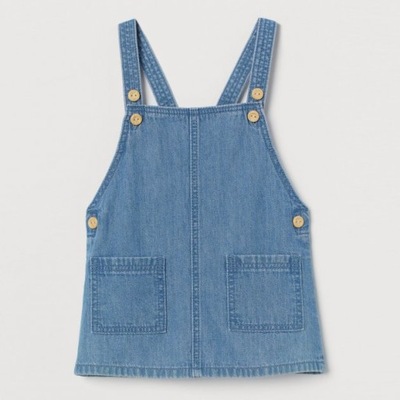 H&M sukienka denim ogrodniczka 80 cm 9-12 m