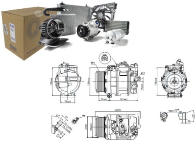 Компрессор кондиционера mercedes g w463 gl x164 фото №1