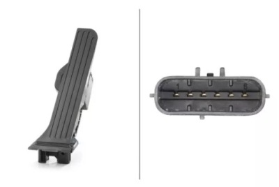 Педаль газа vw golf 1,4 08- hella фото №1