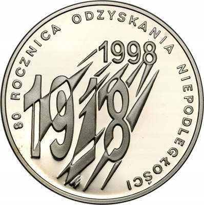 10 złotych 1998 Niepodległość - SREBRO