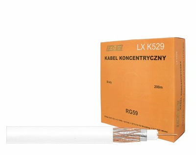 Kabel koncentryczny antenowy RG59 CU 200m