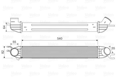 VALEO 818580 RADUADOR AIRE DE CARGA  