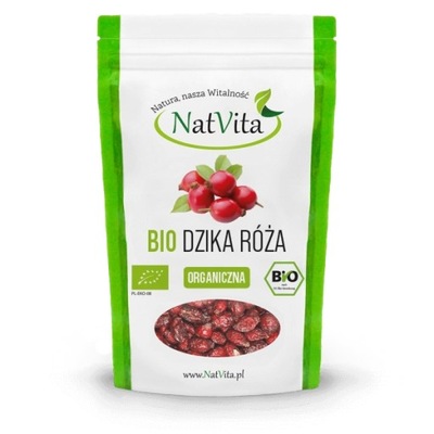 Dzika róża BIO suszona 100g NatVita